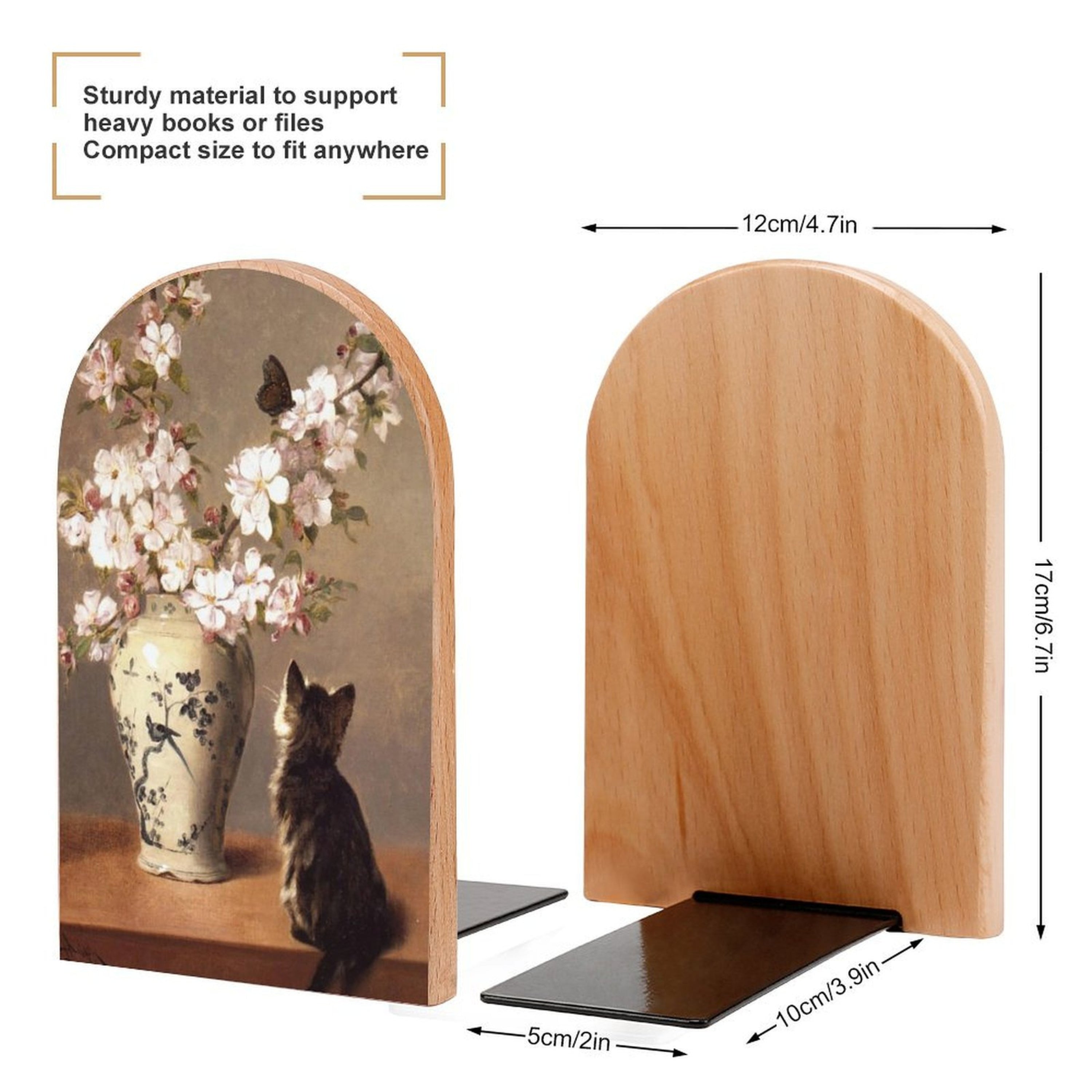 Vintage Cat Bookends