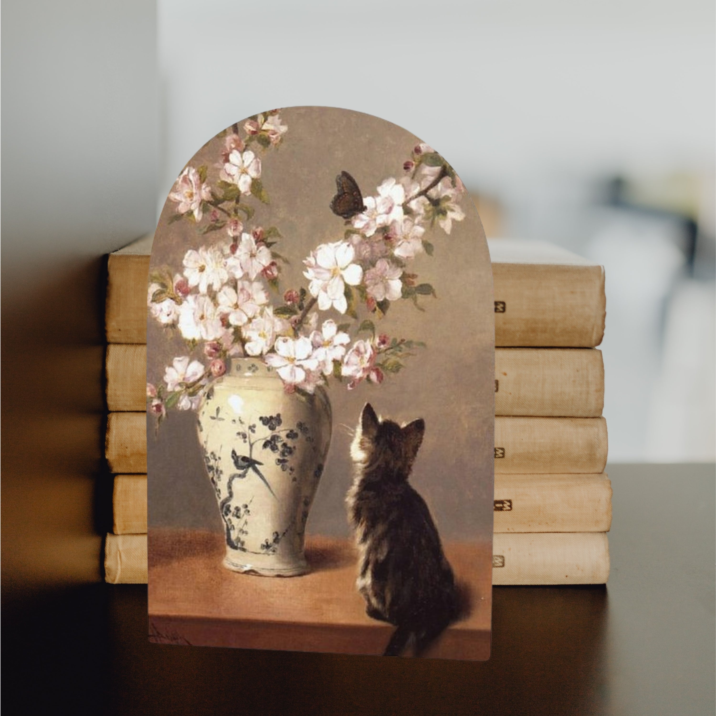 Vintage Cat Bookends