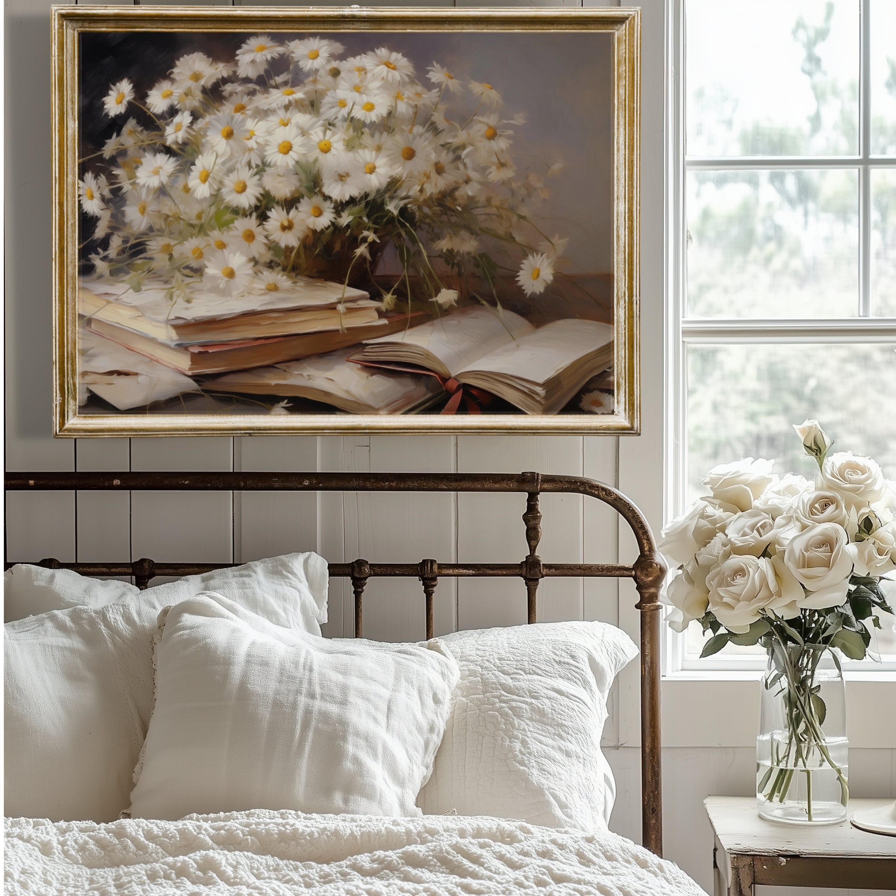 Classic flower books Print